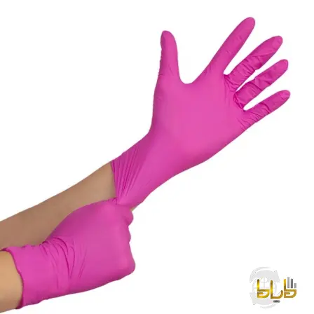 خرید عمده دستکش جراحی صورتی