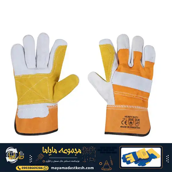 بررسی و خرید دستکش جوشکاری کف دوبل